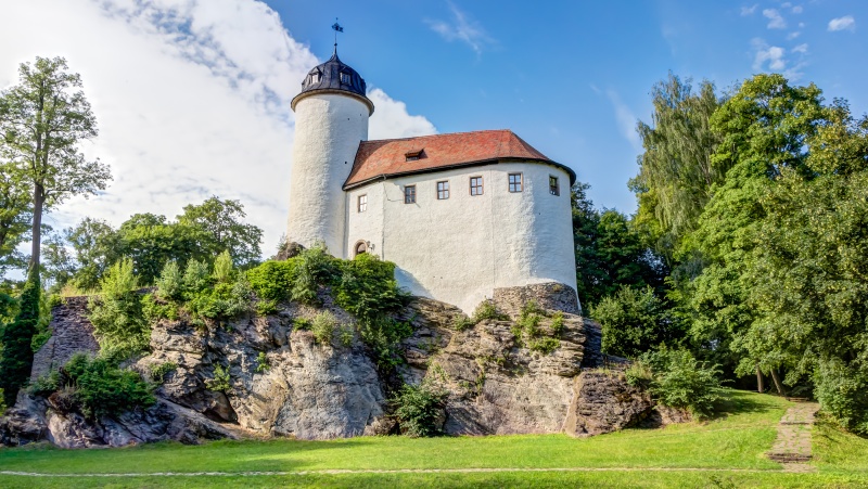 Hrad Rabenstein - nejmenší hrad Saska