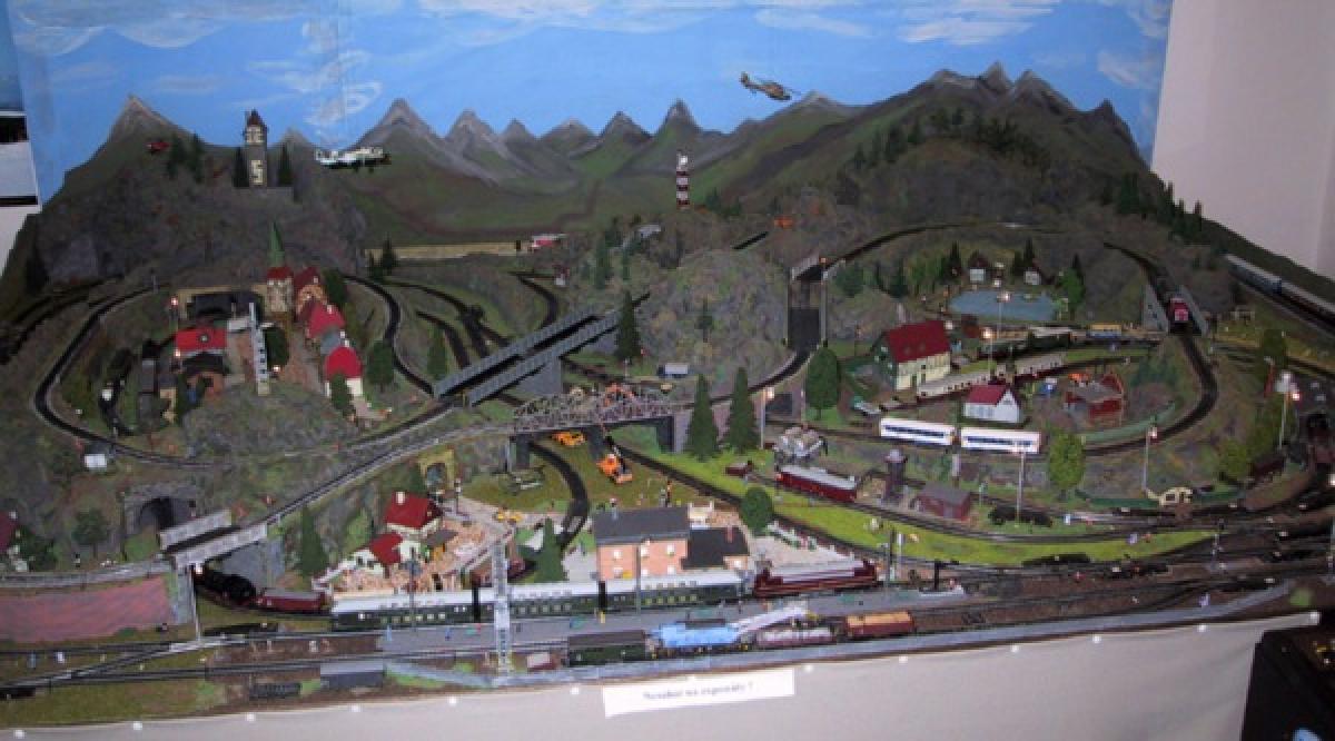Modelbahnmuseum auf der Burg Trmice