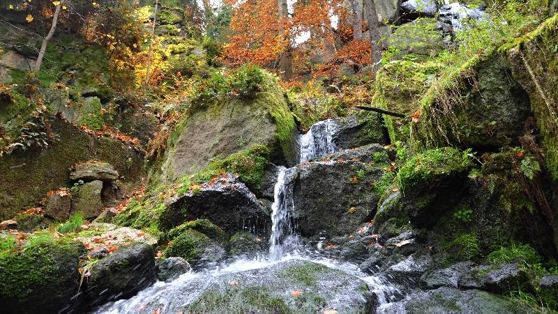 Vodopád Blauenthal | Krušnohorci